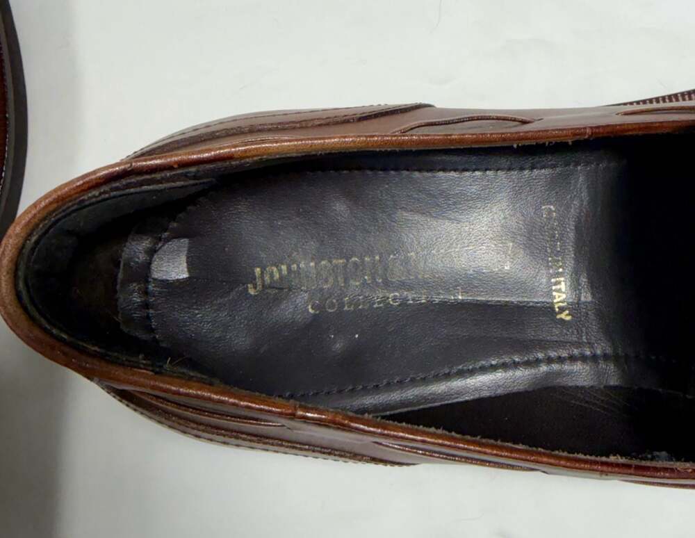 Johnston & Murphy Collection Italian Leather Tassel Loafers with Vibram Soles - Picture 7 of 10